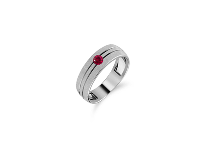 Solitaire Mens Ring